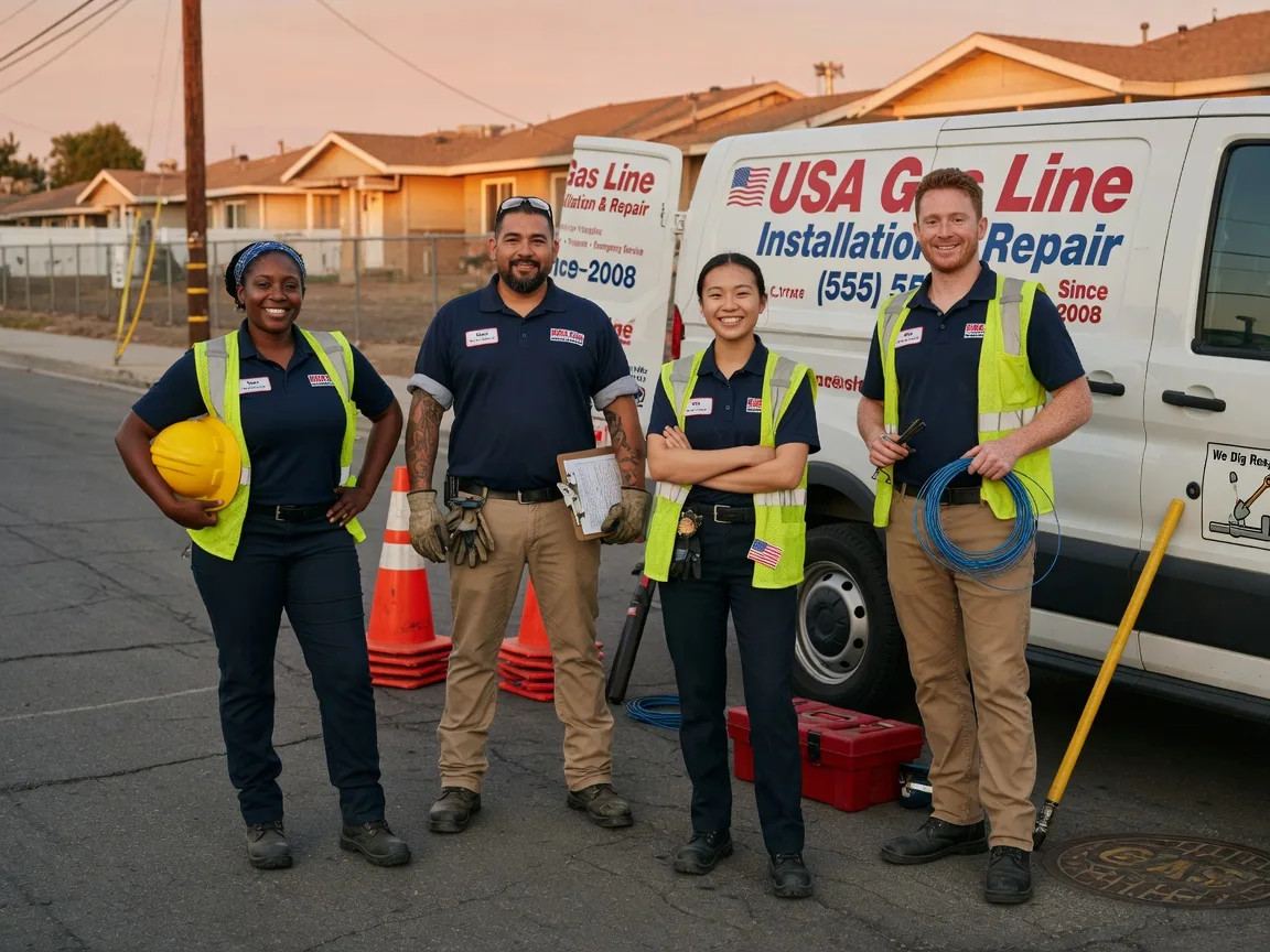 Gas Line Installation company in Ball, LA